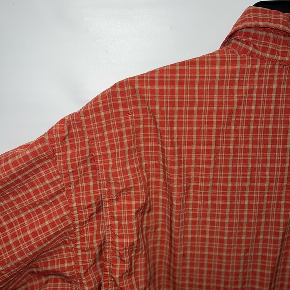 Columbia Shirt Mens Extra Large Multicolor Short Sleeve Vented Cotton Blend - Picture 11 of 15